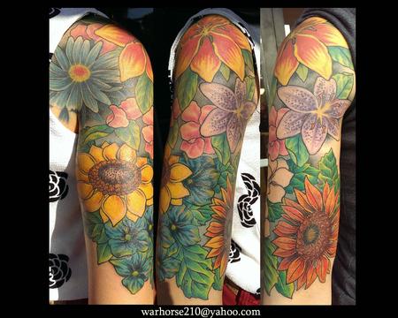 Tattoos - Floral Sleeve - 99517